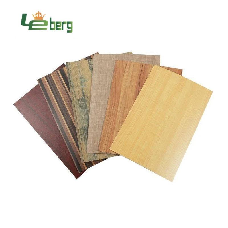 Wood Grain Sheet HPL Laminates Sheet Compact Board High Glossy/Matte Texture for Indoor Door and Furniture Decoration