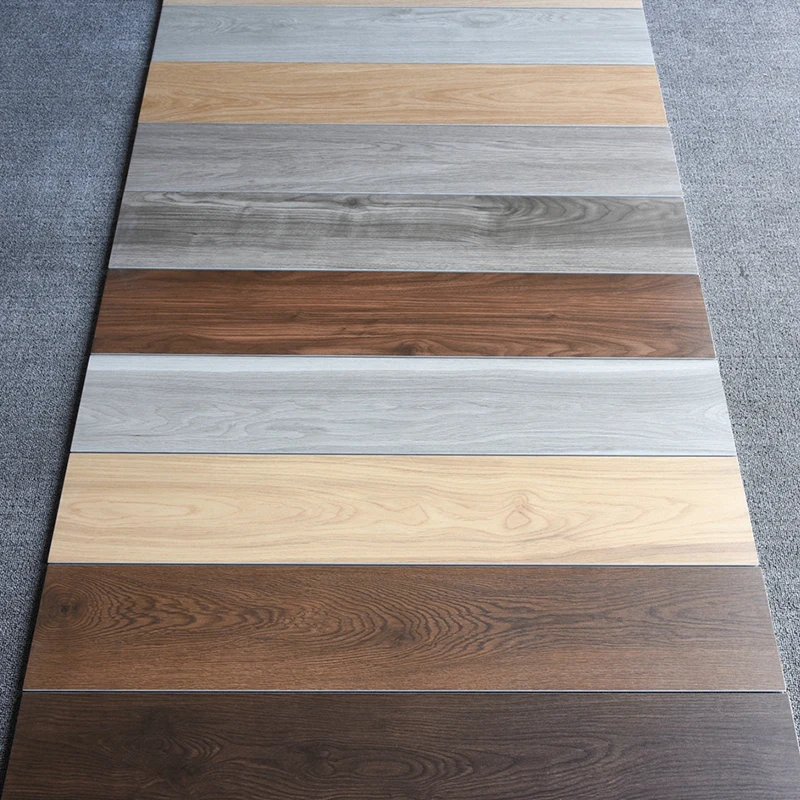 15*90 Porcelain Wooden Finish Glazed Wood Grain Ceramic Floor Tile for Living Room