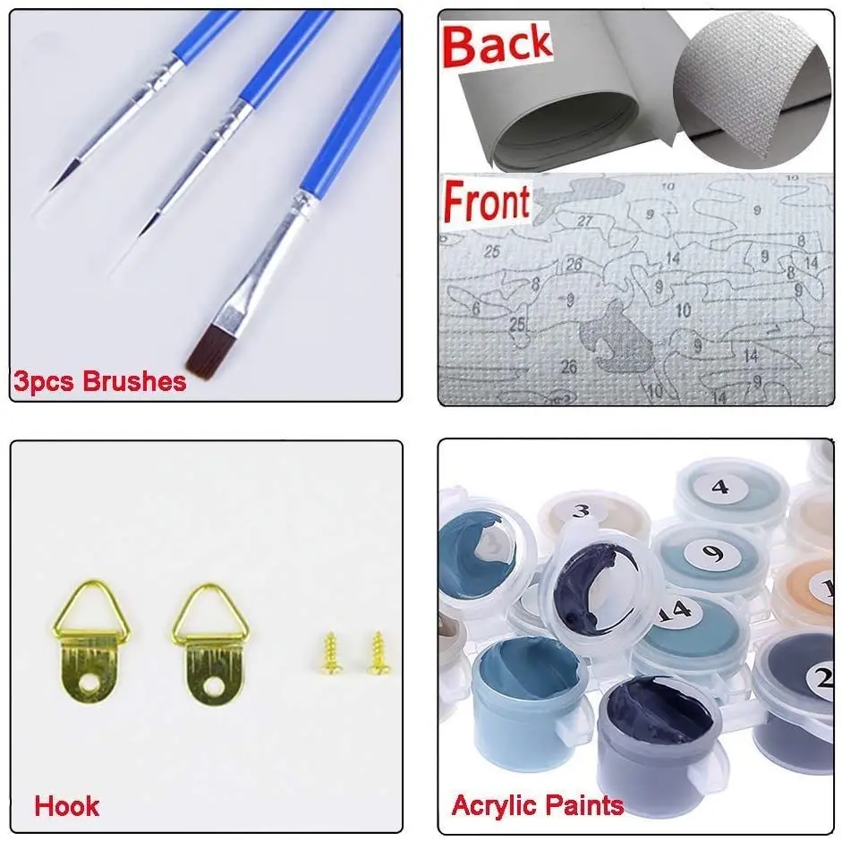 Wholesale Diy Oil Painting by Numbers Oil Painting Graceful ballerina oil painting on canvas home decoration