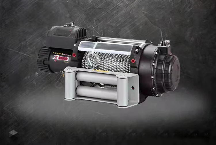 12/24 вольт шпилевые лебедки 20000lb Электрический Heavy Duty 4X4 внедорожные для