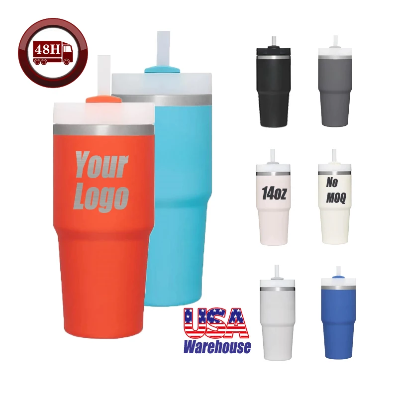 2024 Hot Sale double-wall vacuum insulation 14oz travel H2.0 FLOWSTATE tumbler perfect for kids