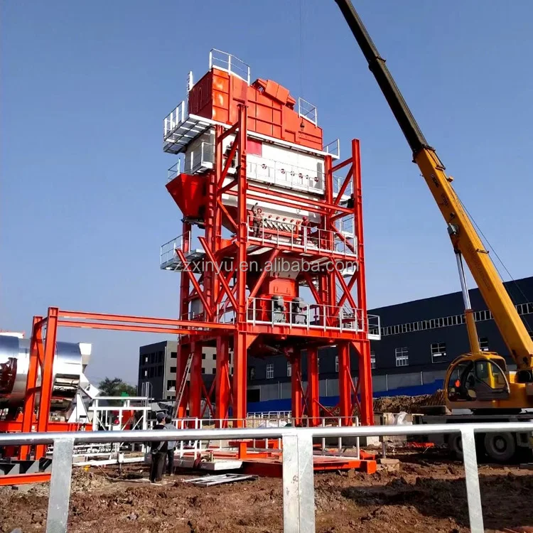 80 t/h Hot Mix Asphalt Batching Plant Asphalt Recycling Machine