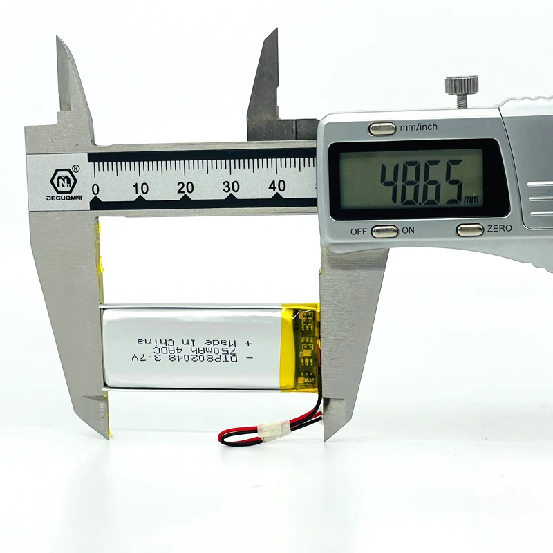 DTP102040 Lithium Ion Rechargeable Battery with CE/MSDS 3.7V Lipo 750mah