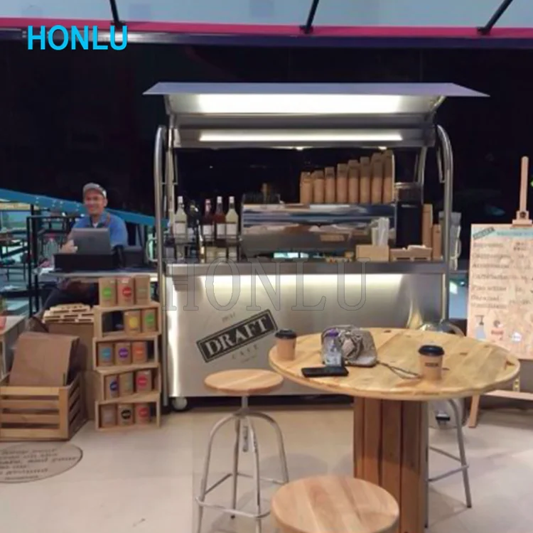 Donuts Mini Juice Stand Mobile Food Kiosk Breakfast Kiosk Outdoor Coffee Kiosk for Sale