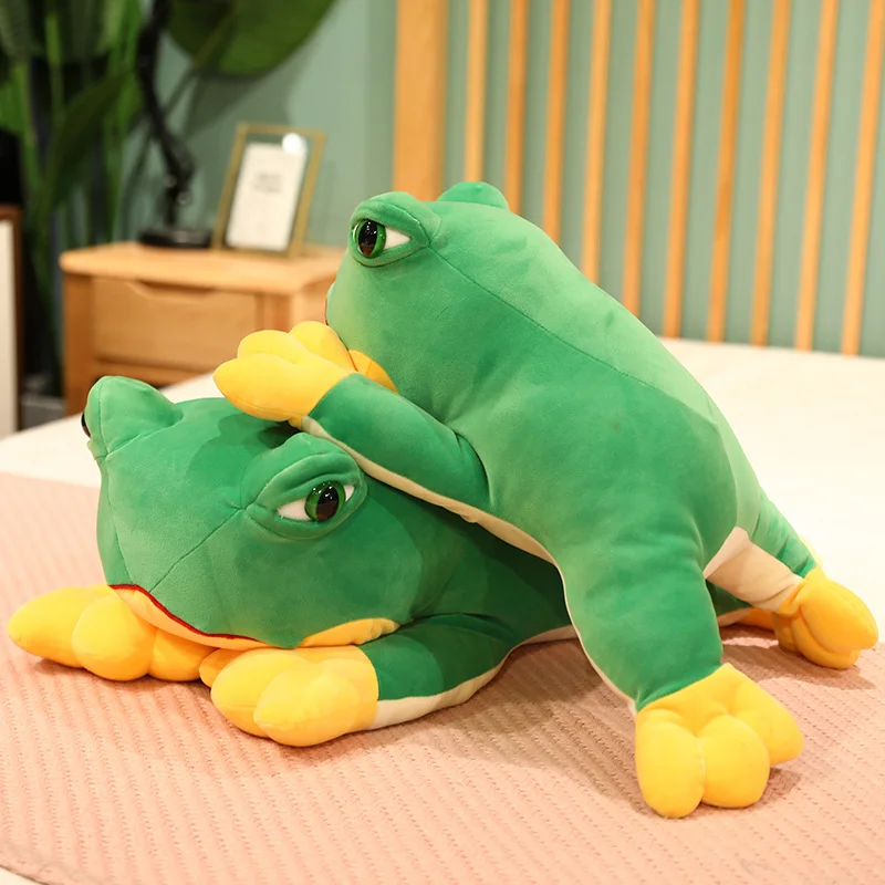 Free sample plush stuffed green frog animal toy ugly frog stuffed plush toys promotional mini plush frog keychain