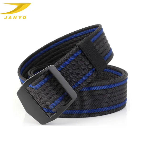 Fashion popular colorful men tactical nylon webbing belt