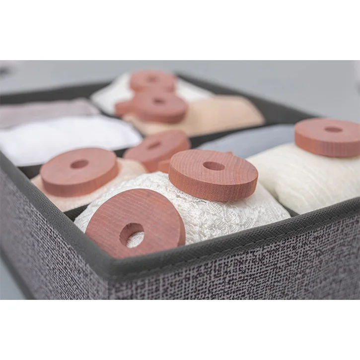 
Cedar Blocks for Closet Natural Red Cedar Rings Aromatic Cedarwood Balls for Hangers 