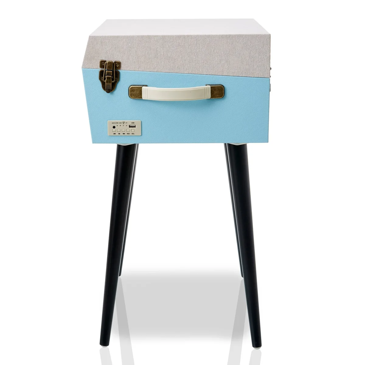 
Bluetooth-проигрыватель записей, 4 ножки, подставка, портативный проигрыватель с Aux-In, выход USB 