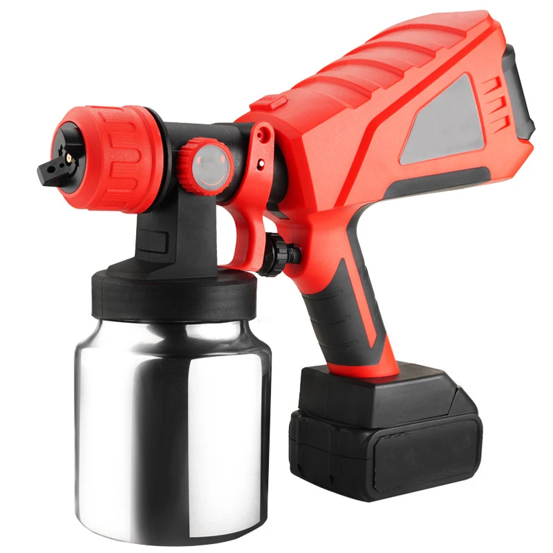 Latex Paint Spraying Tools Removable High-pressure Electric Lithium Spray Gun