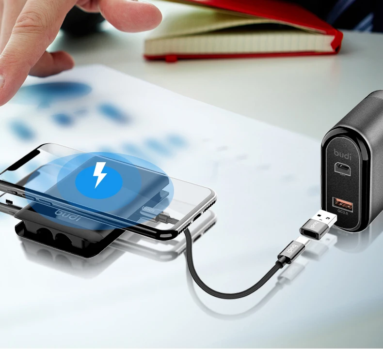 
hot items 2020 new products customized logo wireless charger 3 in 1 electric power station new gadgets 2020 from budi factory 