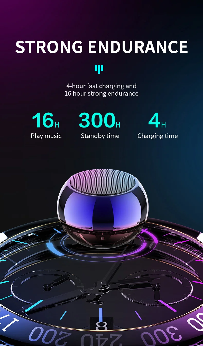 High sound quality long standby mini wireless smart speaker