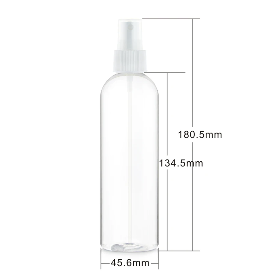 180ml Wholesale Plastic Spray Bottles 6oz Empty Cosmetic Container Packaging for Hair Spray