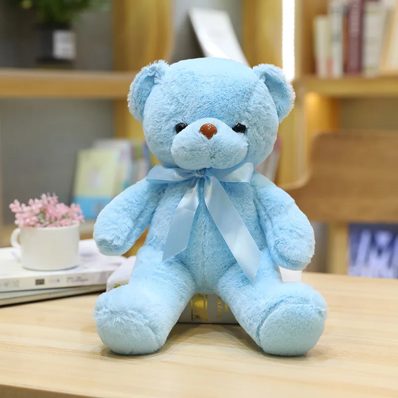 2021 Hot Sale Cute Cartoon Teddy Bear Plush Toy Stuffed Animal Doll for Kids Gifts