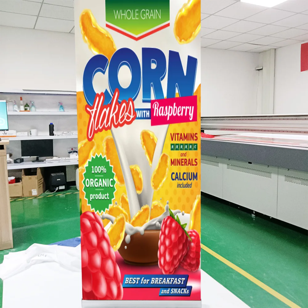 roll up banners stand wood  size customised wedding tome advertising with footrest  with side covers roll up banner stand rack