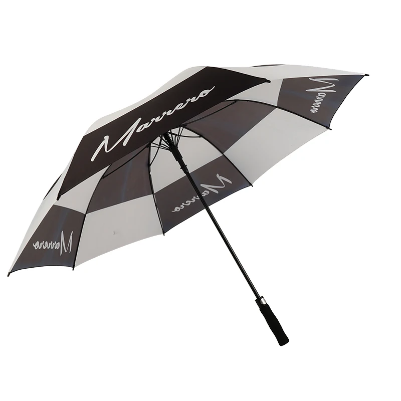 Promotional logo printing white black golf umbrella 30 inch market advertising umbrella outdoor travel men umbrella for rain