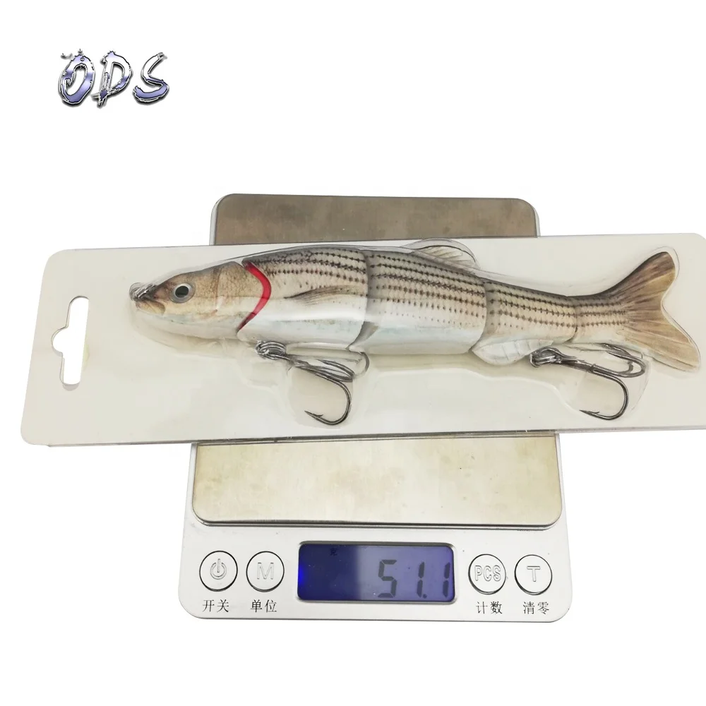 Artificial bait type fishing tackle multi jointed swim baits factory direct wholesale hard body fishing lures