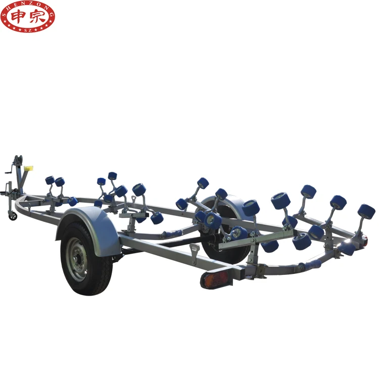 0.5 ton  RIB Boat Trailer With Roller Hand Winch