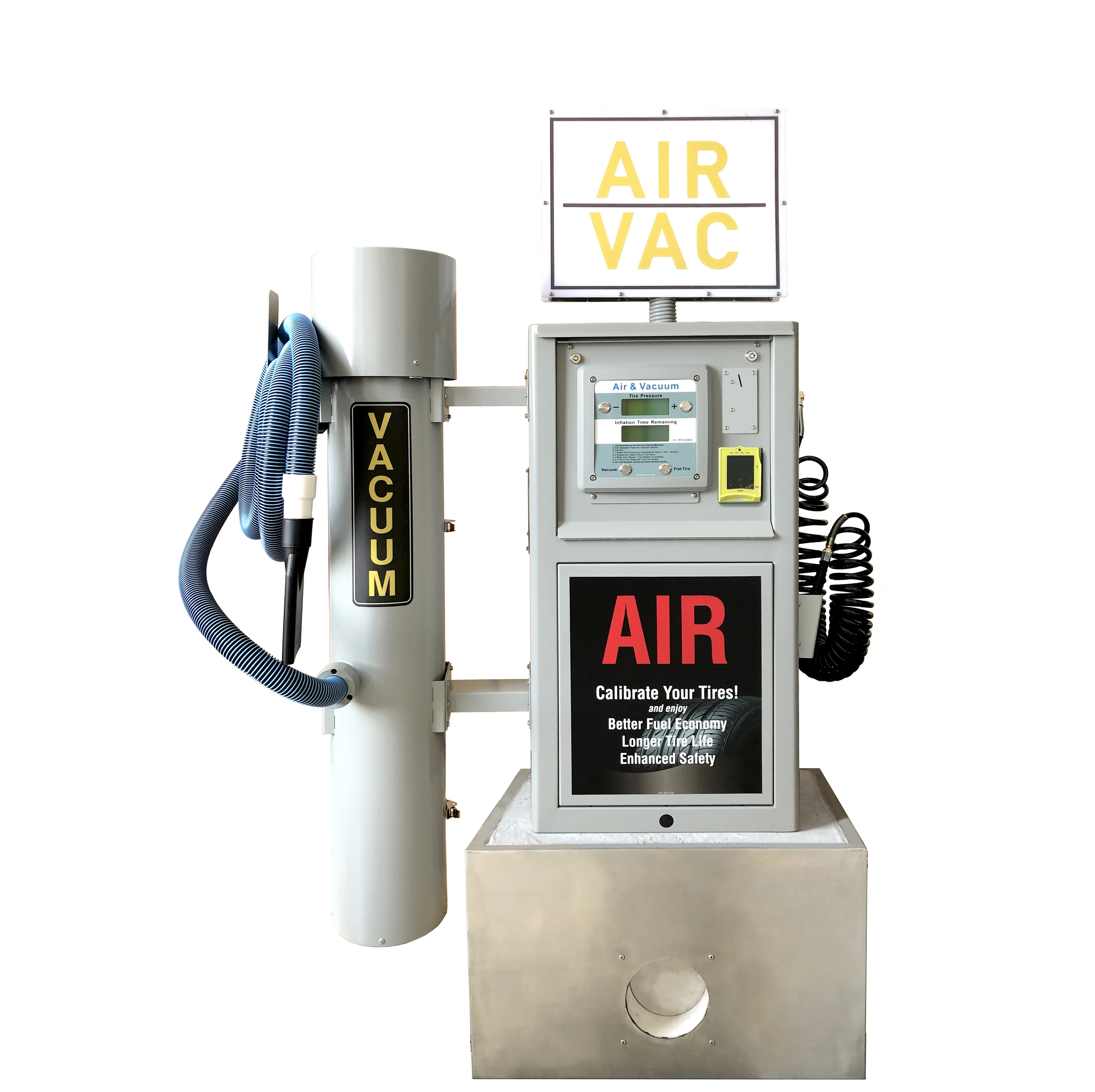 G5 Gas Station Vacuum cleaner Air vending Machine Tire Inflators Automatic Digital Tire Inflator vacuum tower