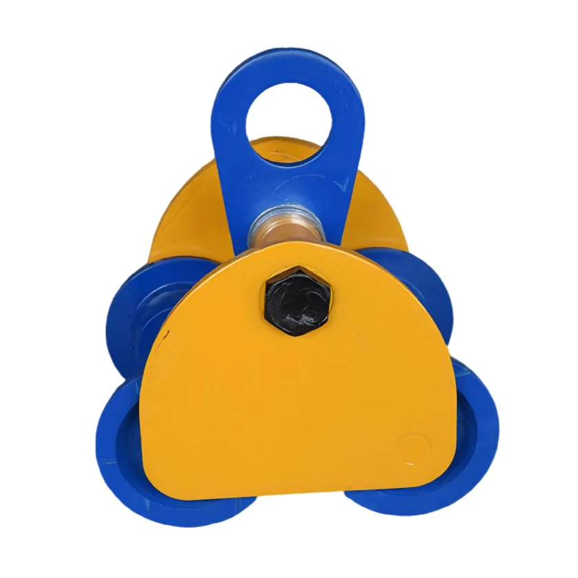 Geared Monorail Trolley Manual Beam Trolley Hand Operated Manual Plain Trolley