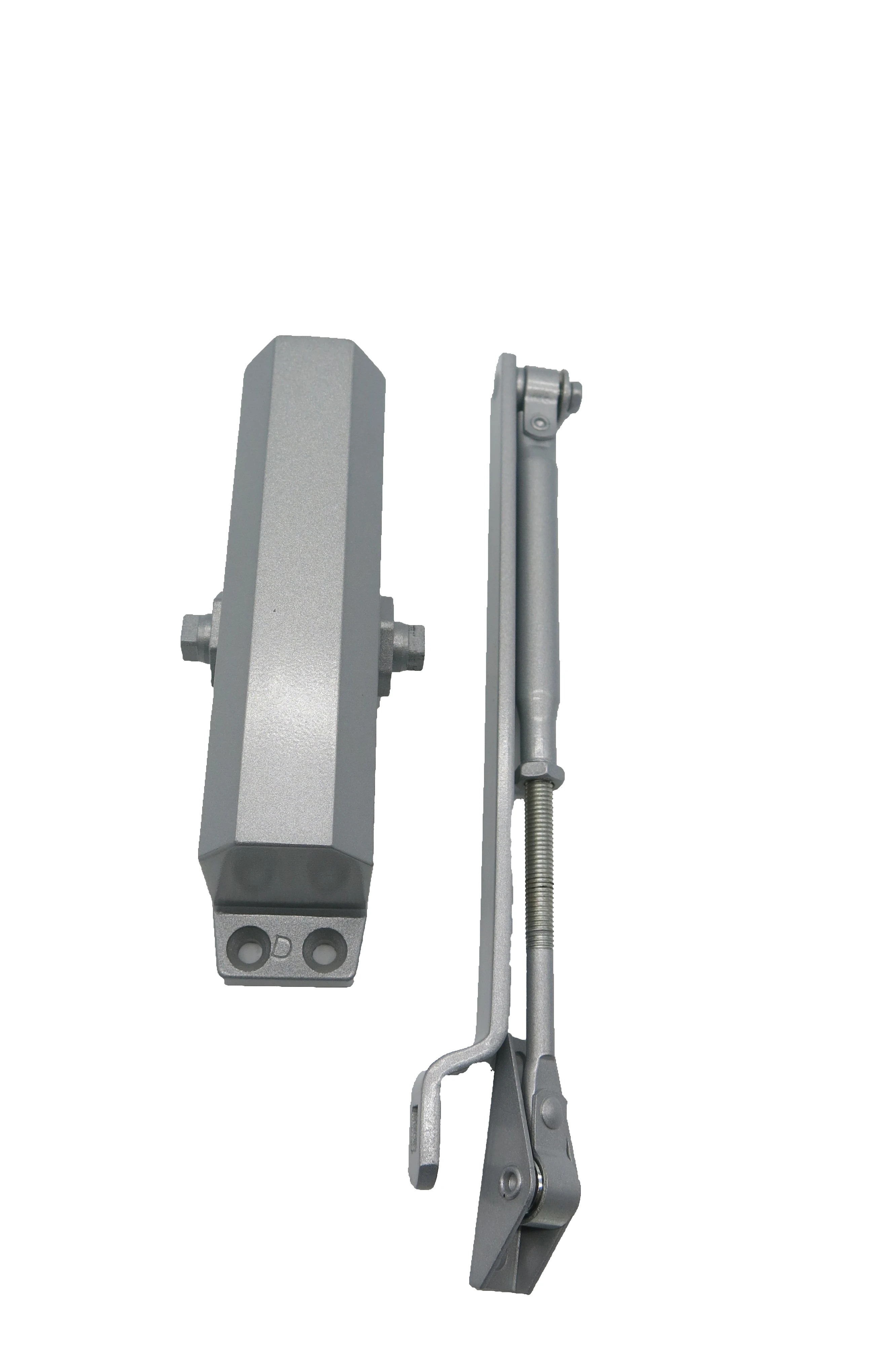 SK-062 Square Type Aluminium Alloy 60-85kg Adjustable Automatic Hydraulic Door Closer With Sliding Arm