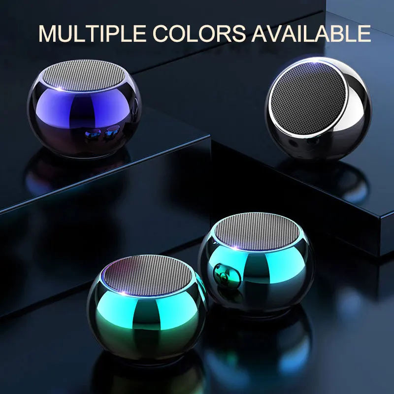 M3 Small Portable Speakers Bass Mobile Phone Bocina Boombox Altavoz Music Box Mini BT Wireless Parlantes with Hanger Memory Card