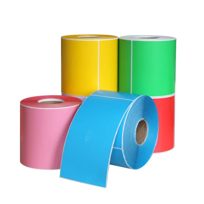 Self Adhesive Color Labels  Custom Colorful Printing Label Stickers Supermarket Price labels