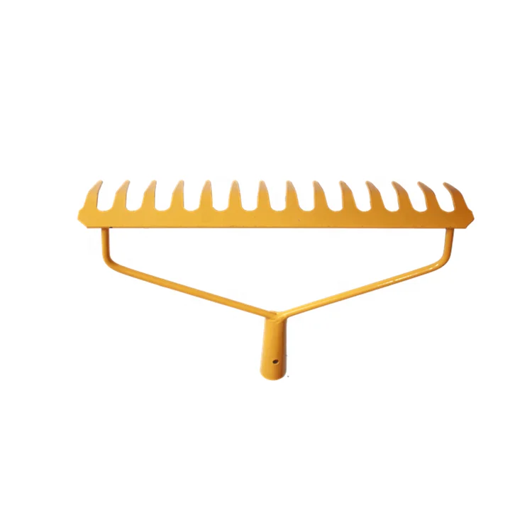 Metal steel bow different rake types of land snow leaf lawn clearing rakes garden farm tools