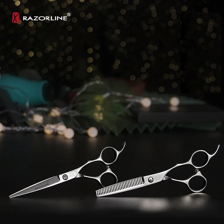 Hair Scissors Gift Professional Barbershop Accessory Round Tip Tattoos Of 6 Inch 440c Professional Straight Scissor And Shear