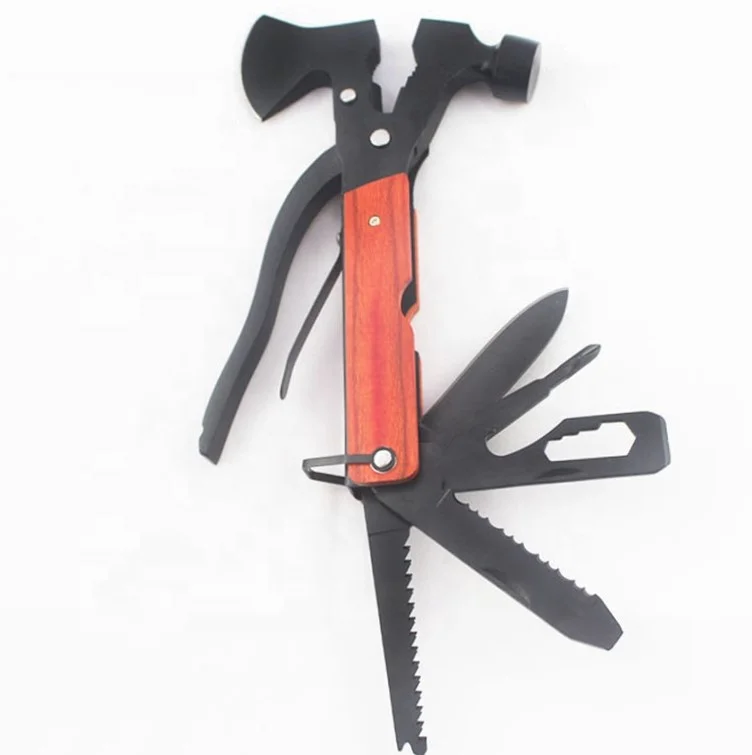 Portable All In One Tools Hatchet Axe  Safety Hammer Multitool Survival Hammer