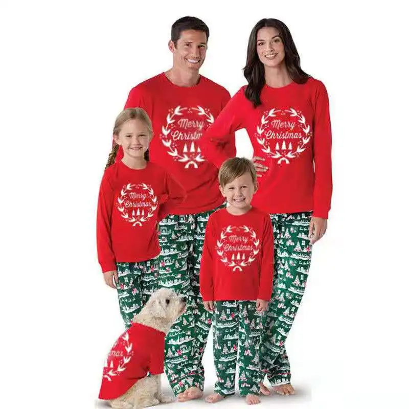 new  deisgn  hot sell  high quanlity christmas parent-child outfit  pet parent-child outfit is the  parent-child outfit