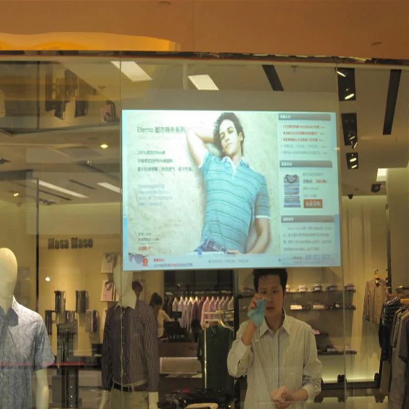 Holographic hologram clear projection film MOQ: 6 square meters