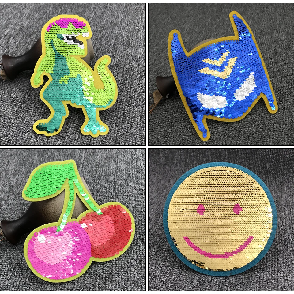 Custom Brand 3D Embossed LOGO Embroidery Patch Iron on Sew on Clothing Key Chain Towel/ Sequin Embroidery Label