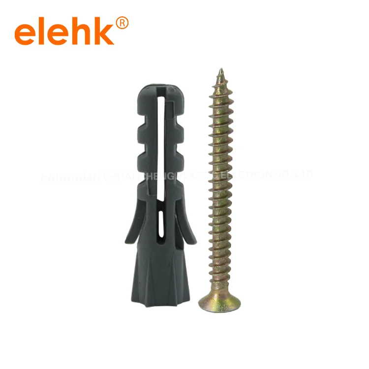 Plastic fixing plug concrete screw anchor fishers wall plug CN5056