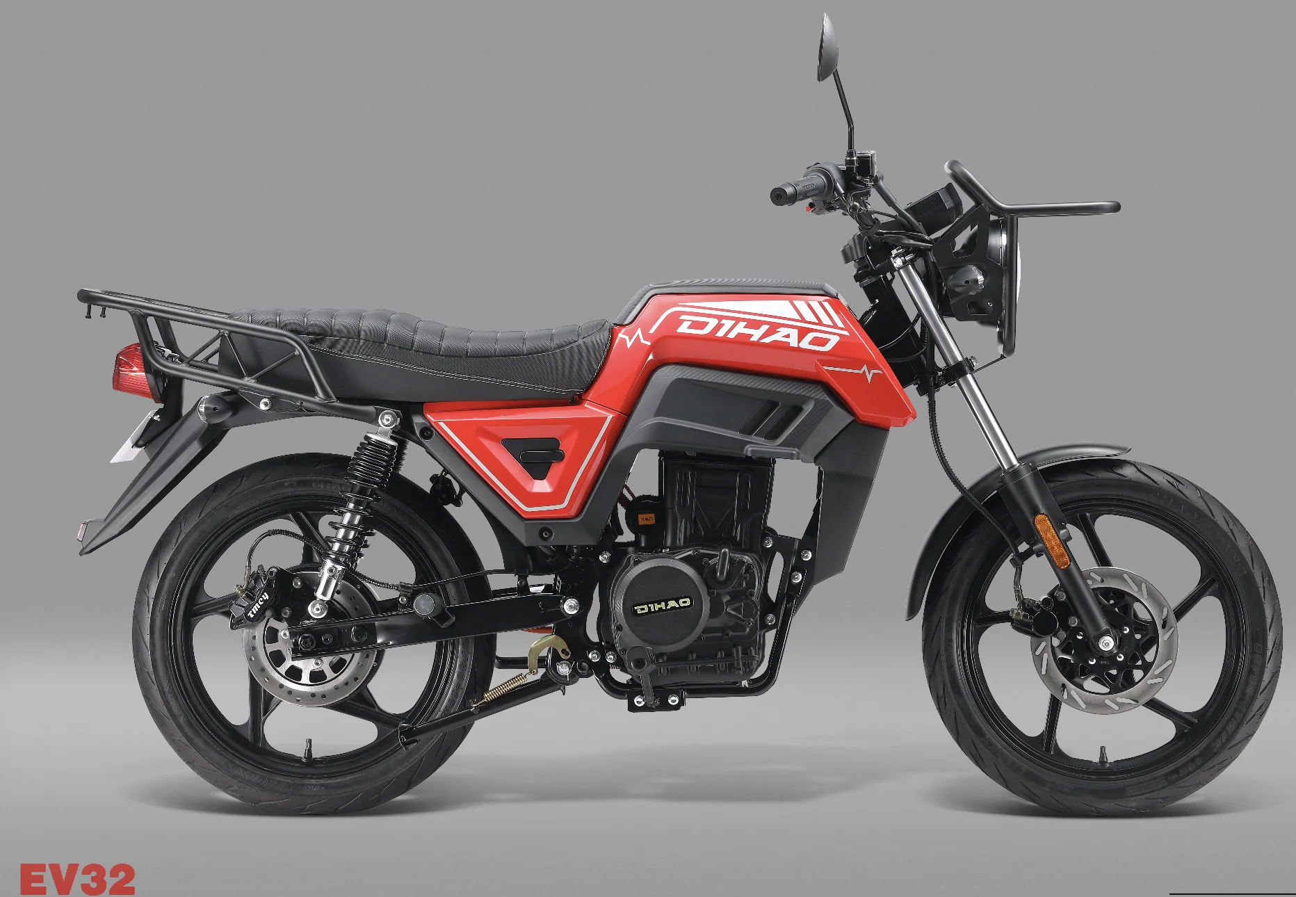2024 Emgrand Power foot red Cyclone EV32 electric motorcycle adult motorcycle