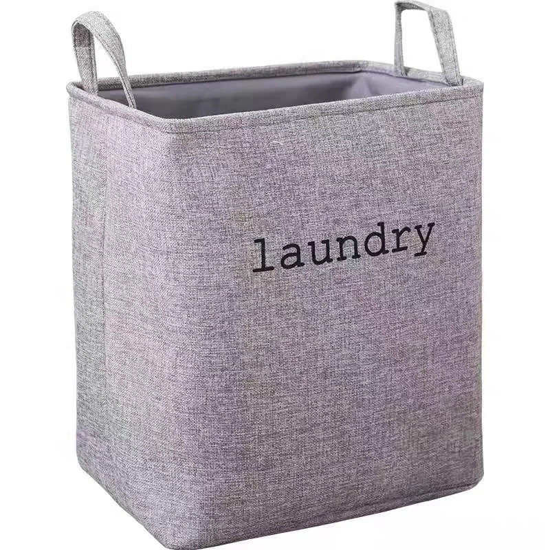 Custom Bathroom Laundry Storage Box Folding Laundry Storage Basket