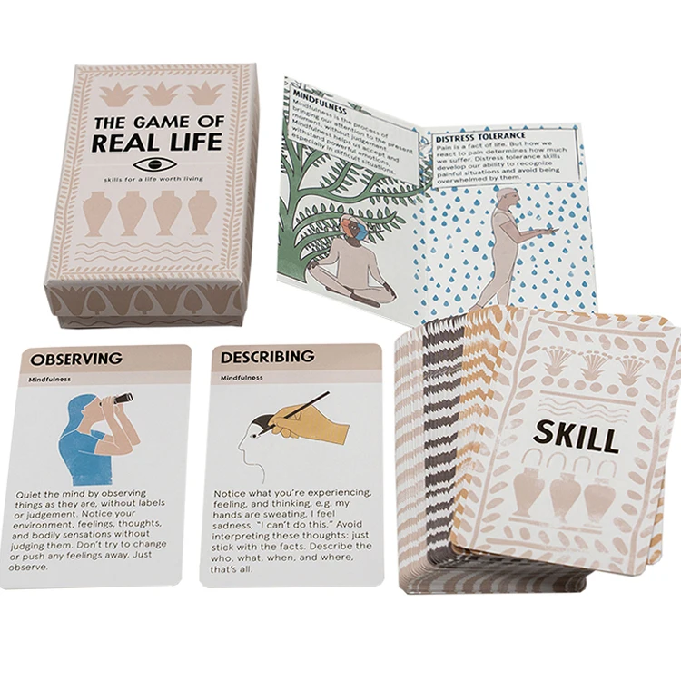 Custom Printing Service Blank Dare Or Drinking Playing Game Flash Card Deck