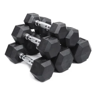 New arrival hexagonal dumbbell set factory price