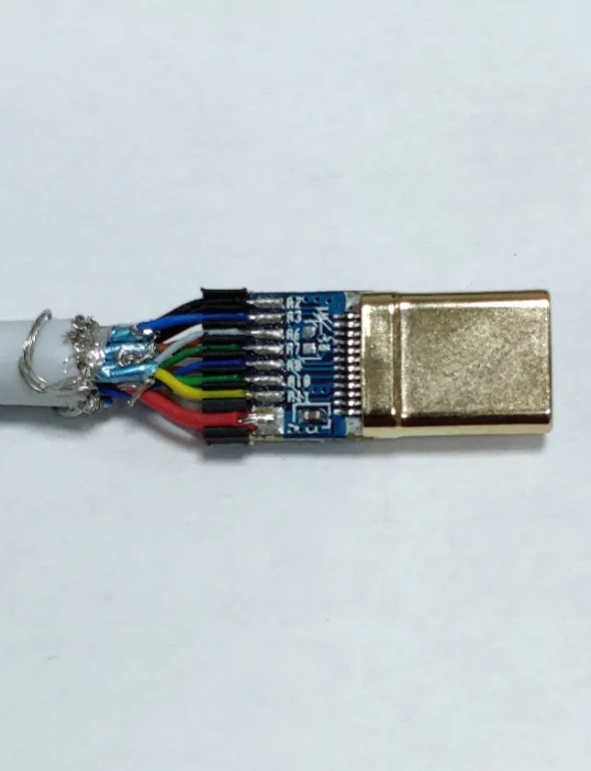 factory price USB-C type C data cable wire double sided high precision pulse soldering machine