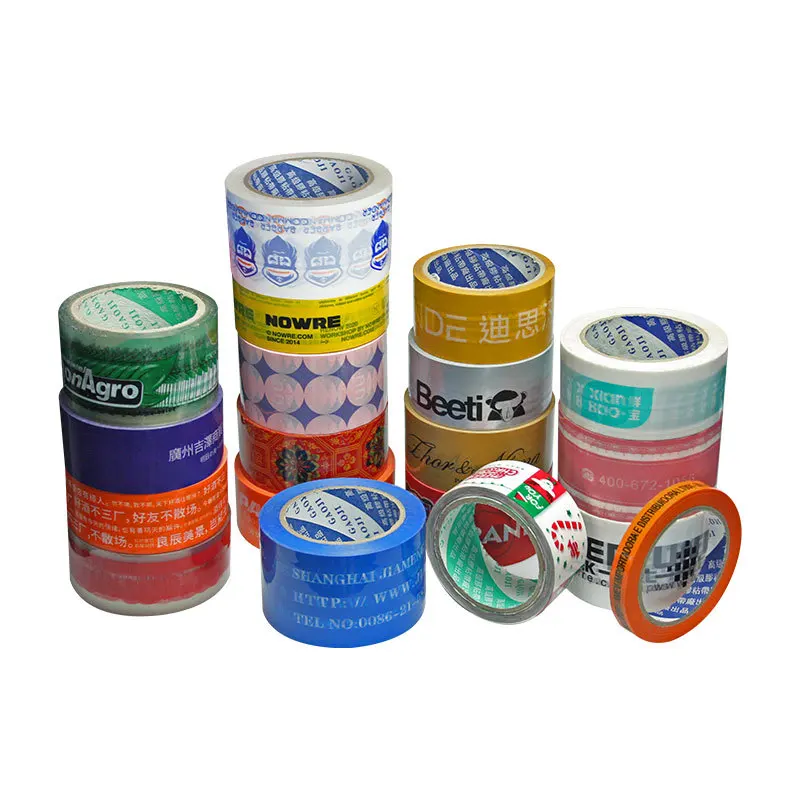 Branded Suppliers OPP Packaging Adhesive Cello Jumbo Roll Shipping Custom Logo Printed Clear Fragile Plastic Bopp Packing Tape