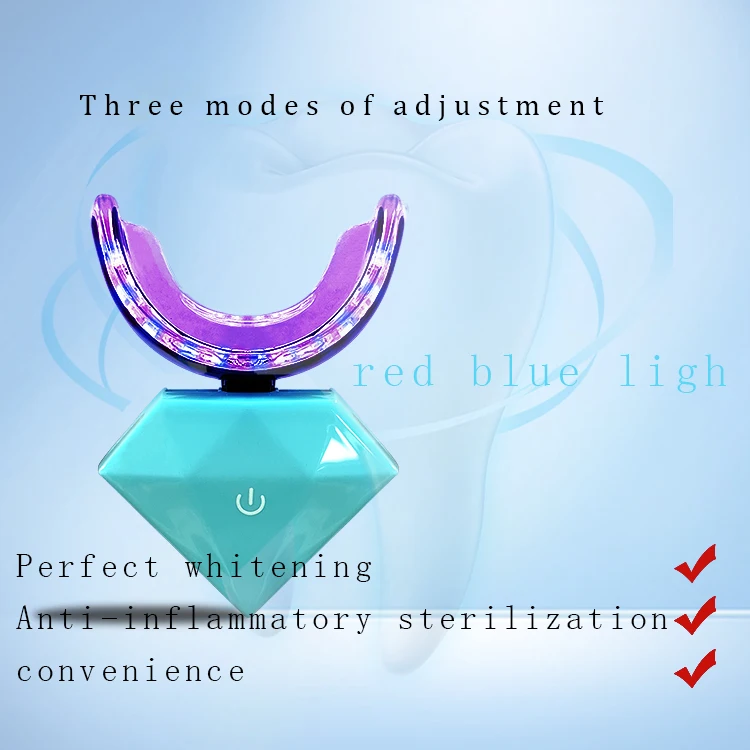 2021 Hot sale 360 degree sonic brush U shaped rechargeable automatic teeth whitening Non Peroxide electric toothbrush