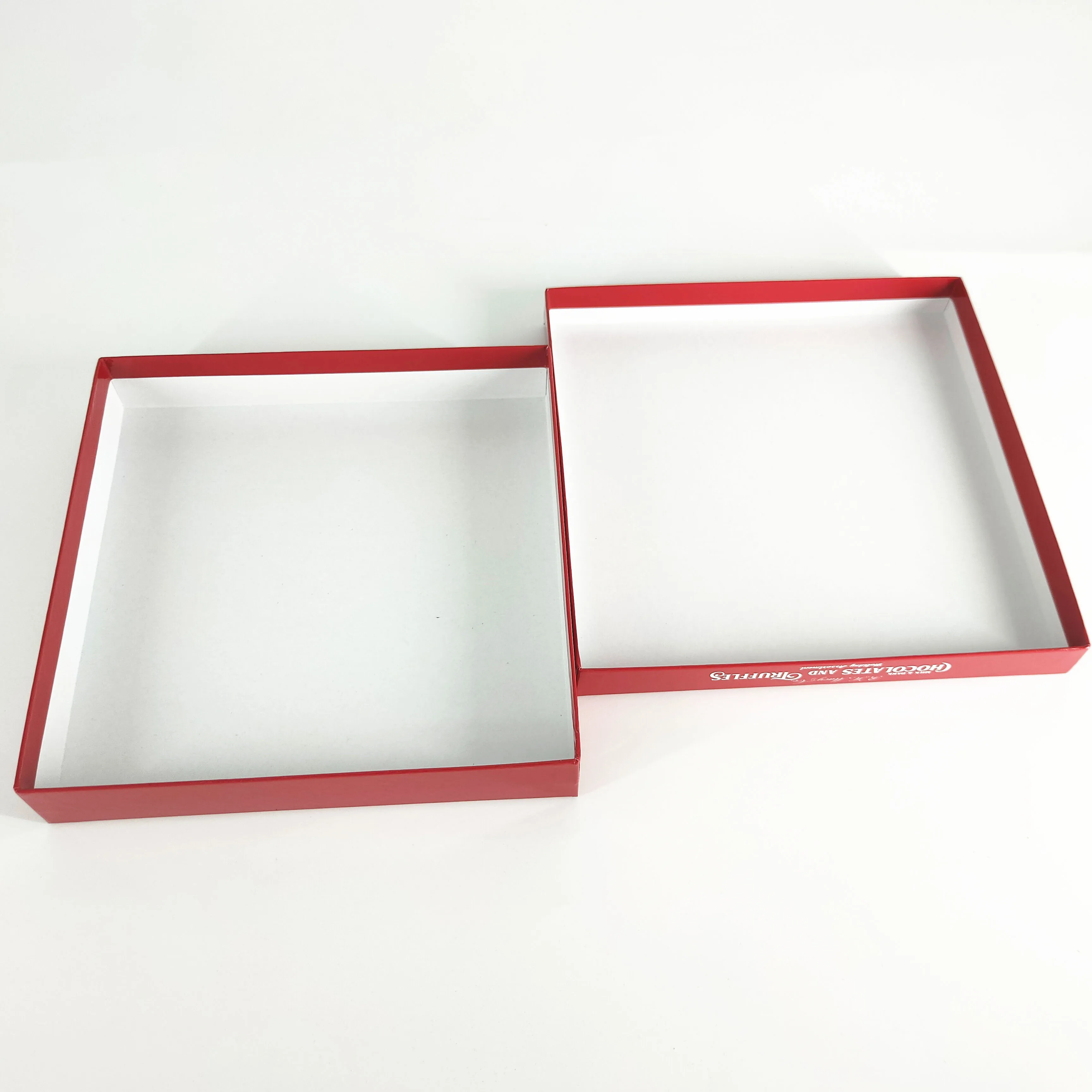 high quality Custom Luxury Praline Almond Chocolate Gift set paper cardboard box Packaging with PET tray