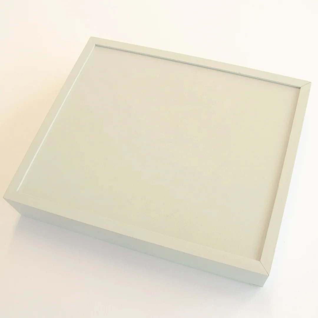 Grey Wooden box with slide lid with 4.5 cm depth in custom sizes and custom colors for gifts