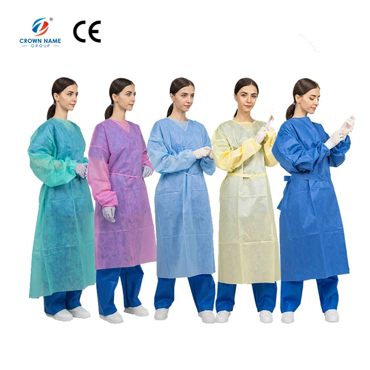 Level 2 hospital isolation disposable pp surgical gown