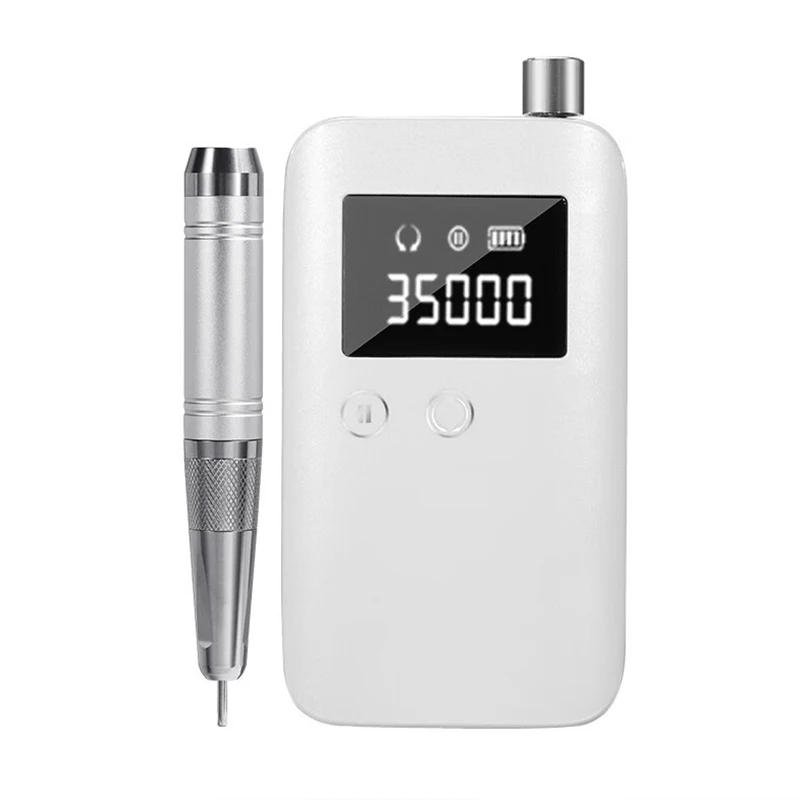 Portable Electric Nail Drill Machine Rechargeable Nails Drill Machine 45000 Professional Strong Nail Drill Machine