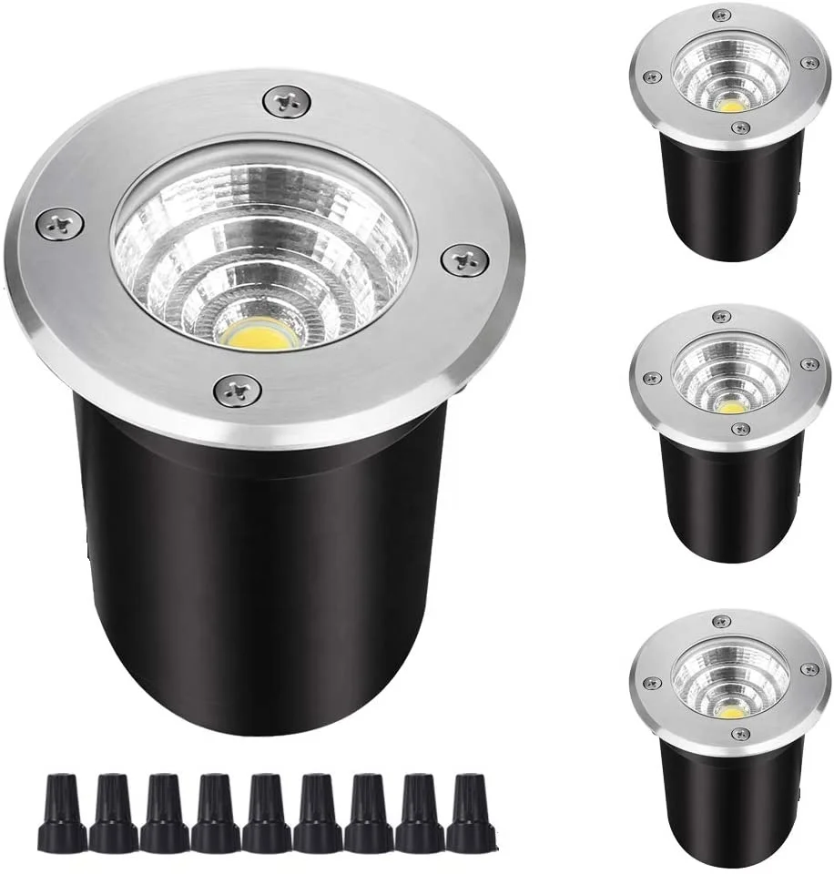 Factory Customization Cob 5W Stainless Steel Ip65 Waterproof Outdoor Inground Garden Led Light Underground Light