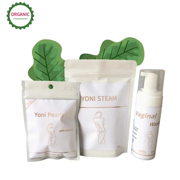 100% natural yoni product feminine set yoni pearls steam vaginal herbs wash private label