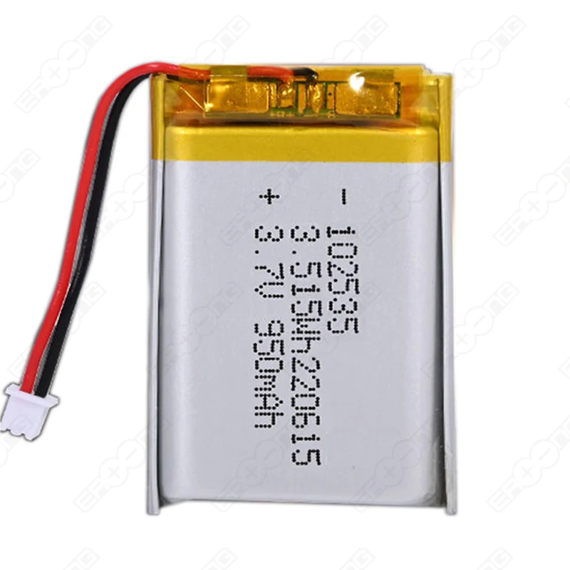 Customized 3.7V Lipo Batteries 102535 Lithium Polymer Cell  950mah 2000mah Lipo Battery for Beauty Device