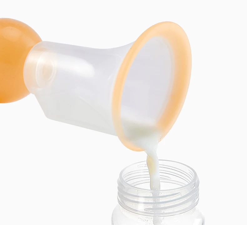 Hand pump fro breast feeding manual plastic portable suction brease milk pump