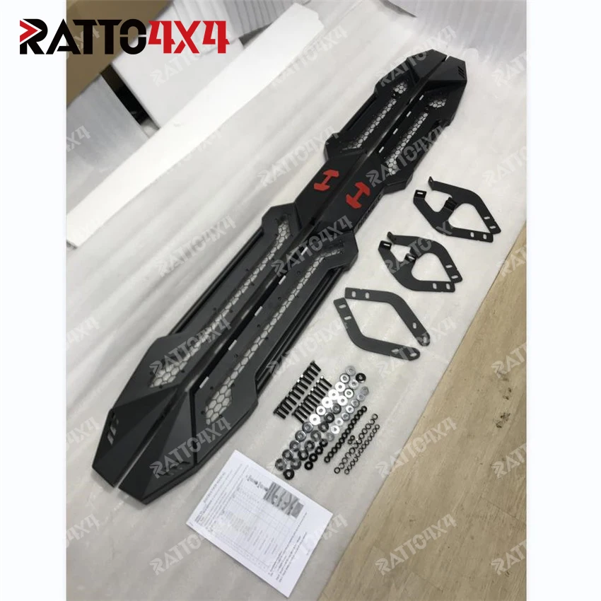Ratto Off Road Steel Other Exterior Accessories Universal Black Running Boards Side Steps For 4x4 Toyota Tacoma