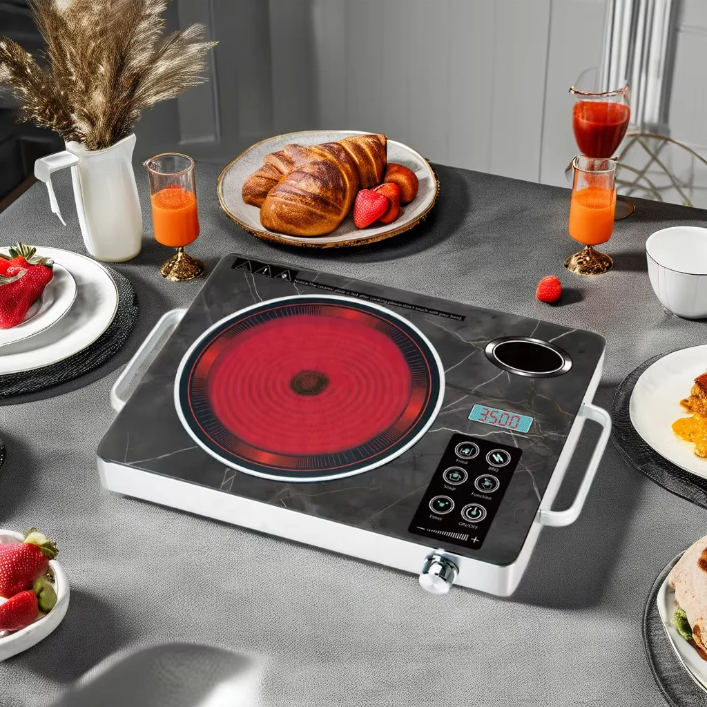 Новый тип мульти-горелка электрическая плита керамическая столешница инфракрасная кухонная индукционная варочная панель